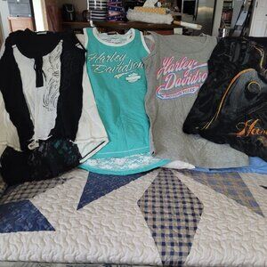 WOMENS HARLEY DAVIDSON TANK TOP SHIRTS SIZE LARGE